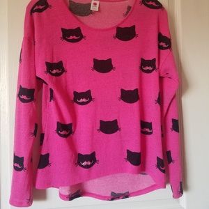 Girls kitty blouse